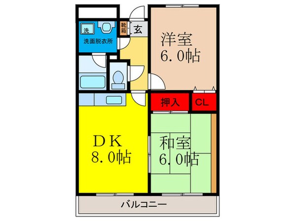 ロアジ－ル西口の物件間取画像